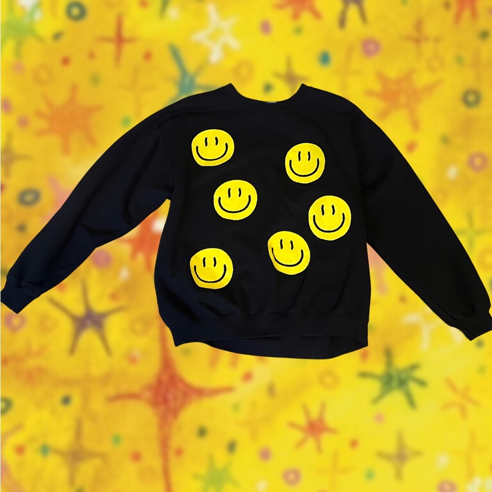 Sojara Smiley Face Sweater